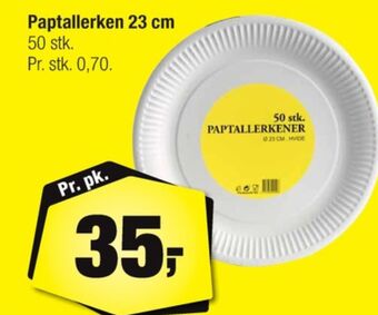 Calle Ukendt engangstallerkner tilbud