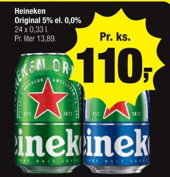 Calle Heineken øl tilbud