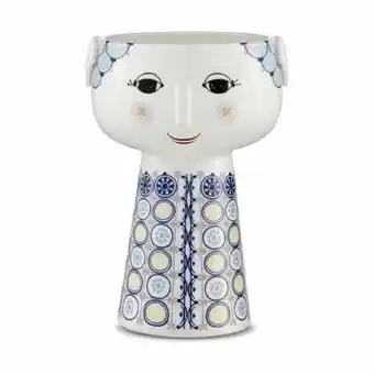 Imerco Bjørn wiinblad eva vase - h 18,5 cm - porcelæn - blå tilbud