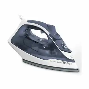 Imerco Tefal express steam+ dampstrygejern - keramisk strygesål - vandtank: 270 ml - hvid/blå tilbud