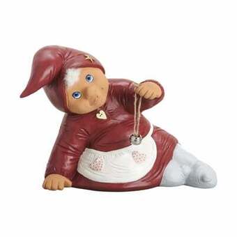 Imerco Klarborg nisse sigrid - h 20 cm - keramik - rød tilbud