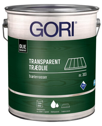 jem & fix Gori 303 midnatsgrå træolie til terrasser 5 liter tilbud