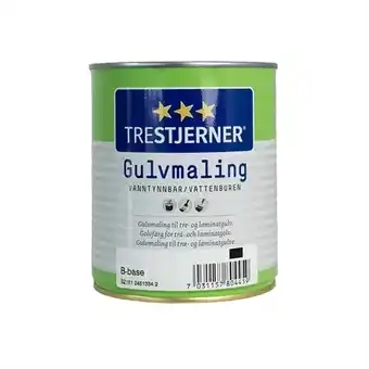 Decofarver Trestjerner gulvmaling halvblank 0,68 liter (udgår) tilbud