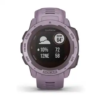 Expert Garmin instinct solar gps træningsur orkidelilla tilbud