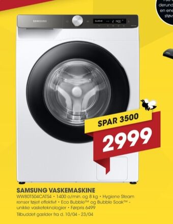 Samsung vaskemaskine