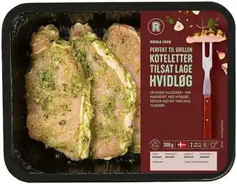REMA 1000 Koteletter m. hvidløg, 300 g tilbud