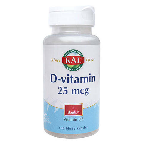 Helsemin Kal, d-vitamin 25 mcg, 100 kap tilbud