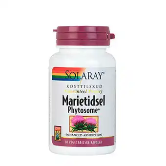Solaray, marietidsel phytosome, 30 kap