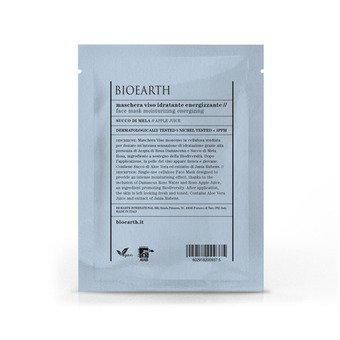 Helsemin Bioearth sheet energizing moisturizing face mask - apple juice tilbud