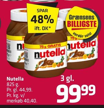 Fleggaard Nutella tilbud