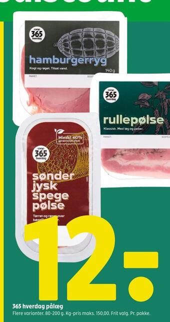 Coop 365 365 hverdag pålæg tilbud