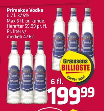 Fleggaard Primakov vodka tilbud
