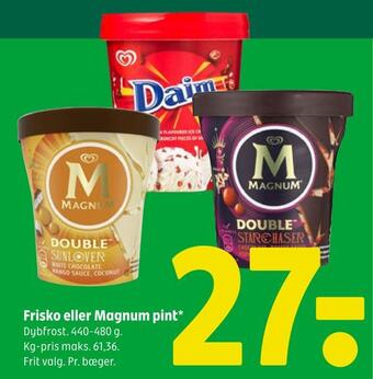Coop 365 Frisko eller magnum pint tilbud