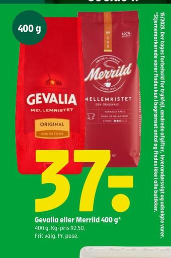 Gevalia eller merrild 400 g