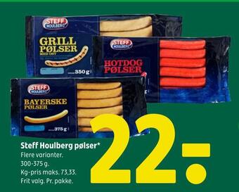 Coop 365 Steff houlberg pølser tilbud
