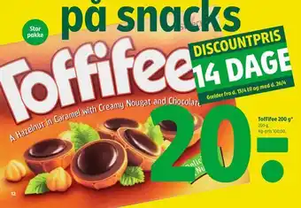 Coop 365 Toffifee 200 g tilbud