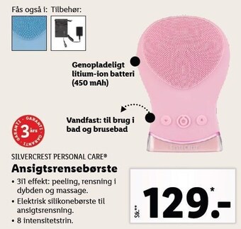 Silvercrest personal care ansigtsrensebørste