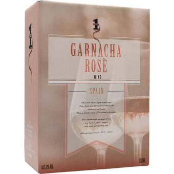 Netpris No.1 garnacha rosévin fra spanien 12% 3l tilbud