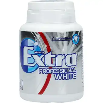 Wrigley's extra tyggegummi - sukkerfri - professional white - dåse 50 stk.