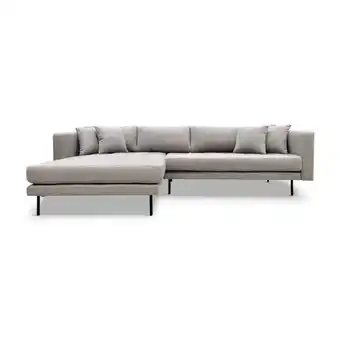 Bresso sofa m/chaiselong, lysegrå