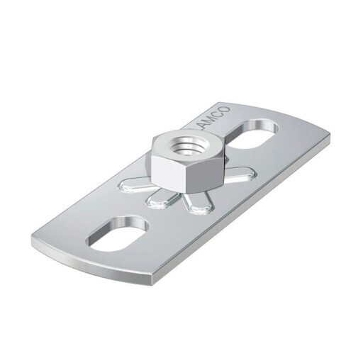 Billigvvs Grundflange med 8 mm gevind 80x30 mm tilbud