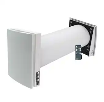 Duka one pro 50+ et-rums varmegenvinding ø160 mm, hvid