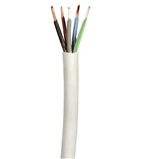 Billigvvs Installationskabel tynd, 5x1,5 mm² - 100 meter tilbud
