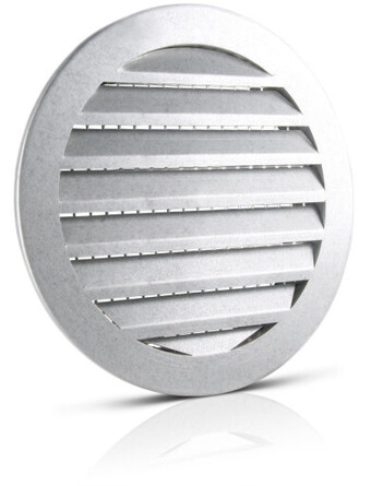 Billigvvs Udluftningsrist ø 100 mm, støbt aluminium tilbud