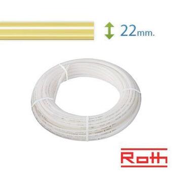 Roth universal pex-rør 22 mm til vand og varme - 120 meter