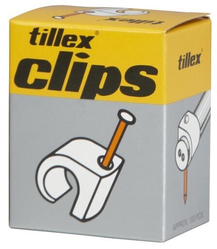 Billigvvs Kabelclips 5-7 mm, rund, sort - 100 stk tilbud