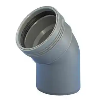 Wafix grå bøjning 40 mm - 45 gr.