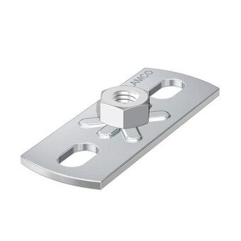 Billigvvs Grundflange med 10 mm gevind 80x30 mm tilbud