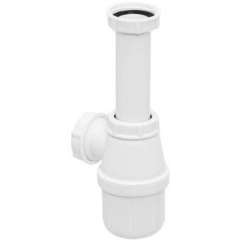 Pungvandlås 1 1/4 x 32 mm, hvid pvc