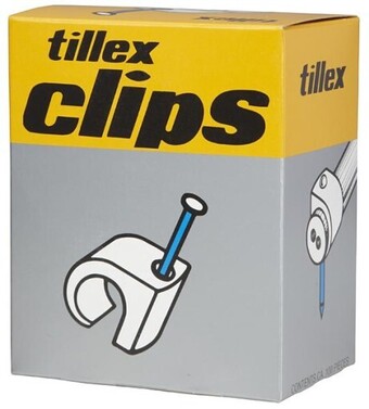 Billigvvs Kabelclips 14-20 mm, rund, grå - 100 stk tilbud