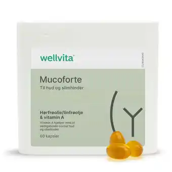 Wellvita mucoforte - 60 kapsler - a-vitamin til dine slimhinder