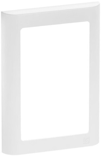 Billigvvs Lk fuga soft 63 designramme, 1½ modul, hvid tilbud