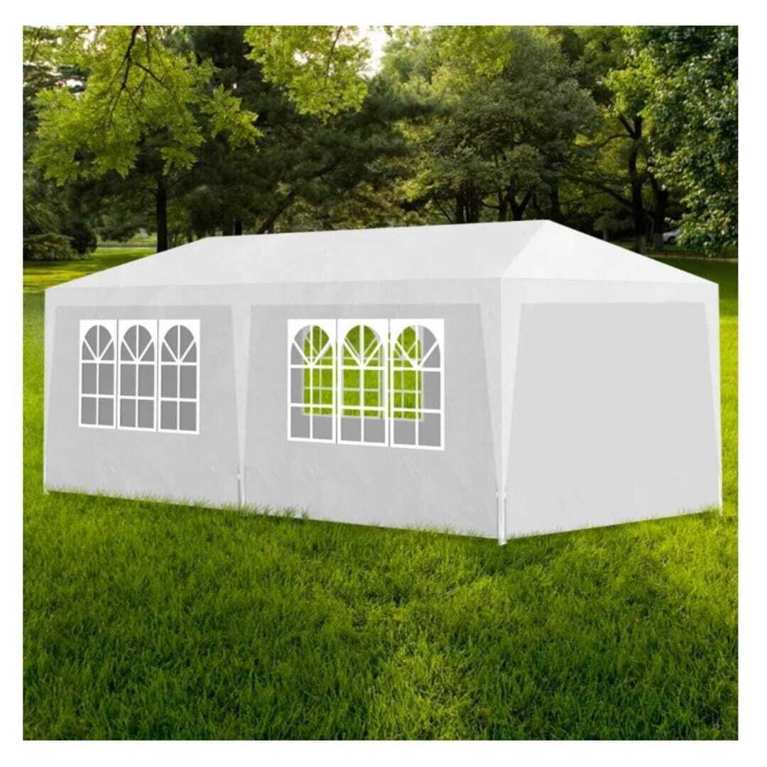 Bolig Center Festtelt 3 x 6 m hvid tilbud