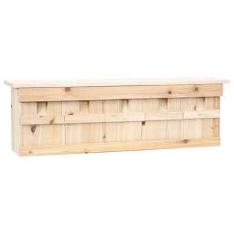 Spurvehus med 5 rum 68x15x21 cm fyrretræ