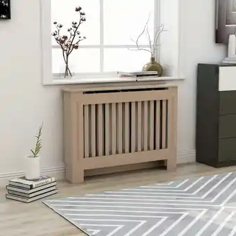 Radiatorskjuler 112x19x81 cm mdf