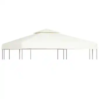 Baldakin til pavillon 3x3 m 310 g/m² cremehvid