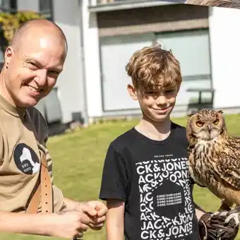 Falkonér for en dag med birdnerd