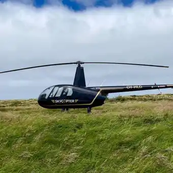 Helikoptertur med sima helikopter