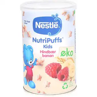 Motatos Nestlé snack puffs banan hindbær øko tilbud