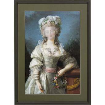 Incognito countess, billede i ramme