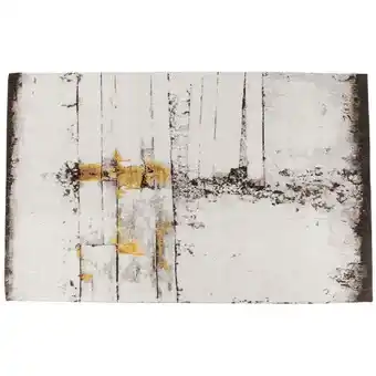 Abstract tæppe, grå linie, 170x240 cm