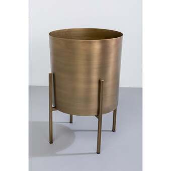 Mynah blomsterkrukke, guld, 50cm