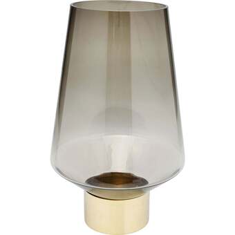 Noble ring vase, brun