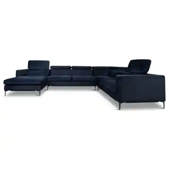 Madison hjørnesofa m/chaiselong, navy
