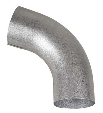 Plastmo bøjning 70 grader / 75 mm, aluzink