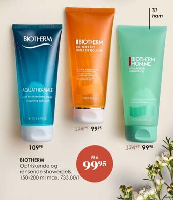 Matas Biotherm bodyshampoo tilbud